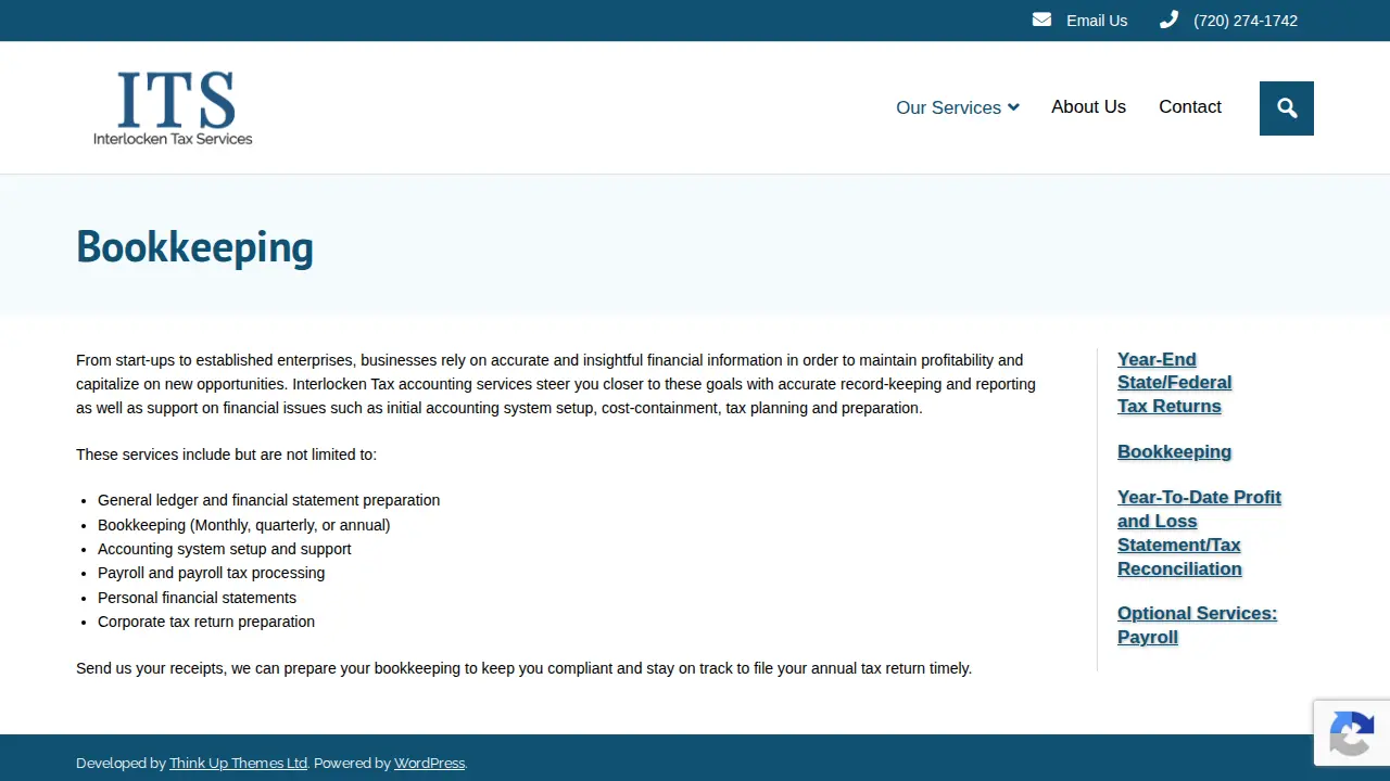 Interlocken Tax Services page