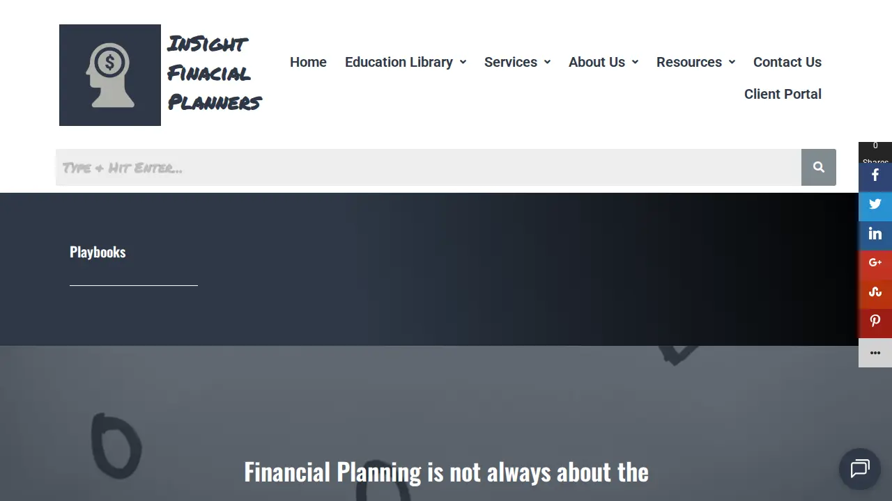 InSight Financial Planners page