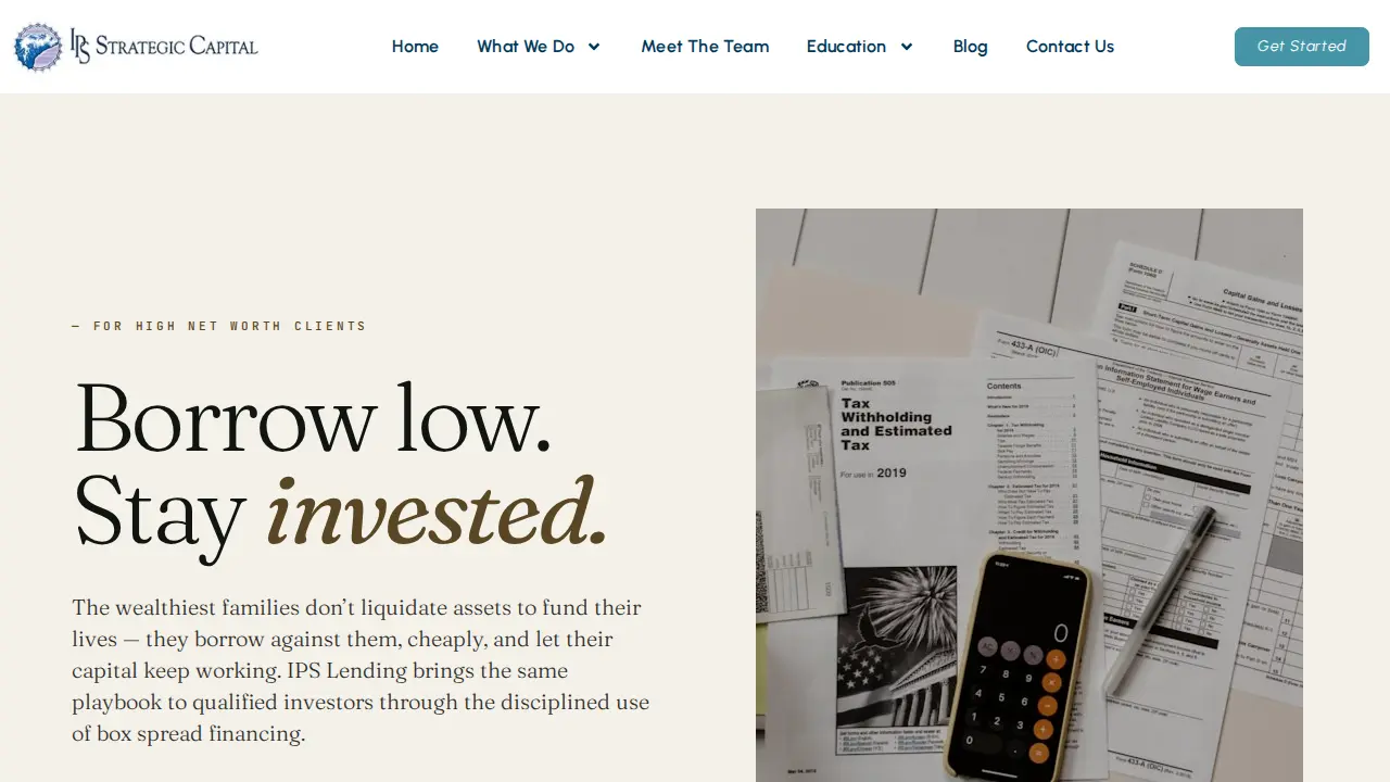 IPS Strategic Capital page