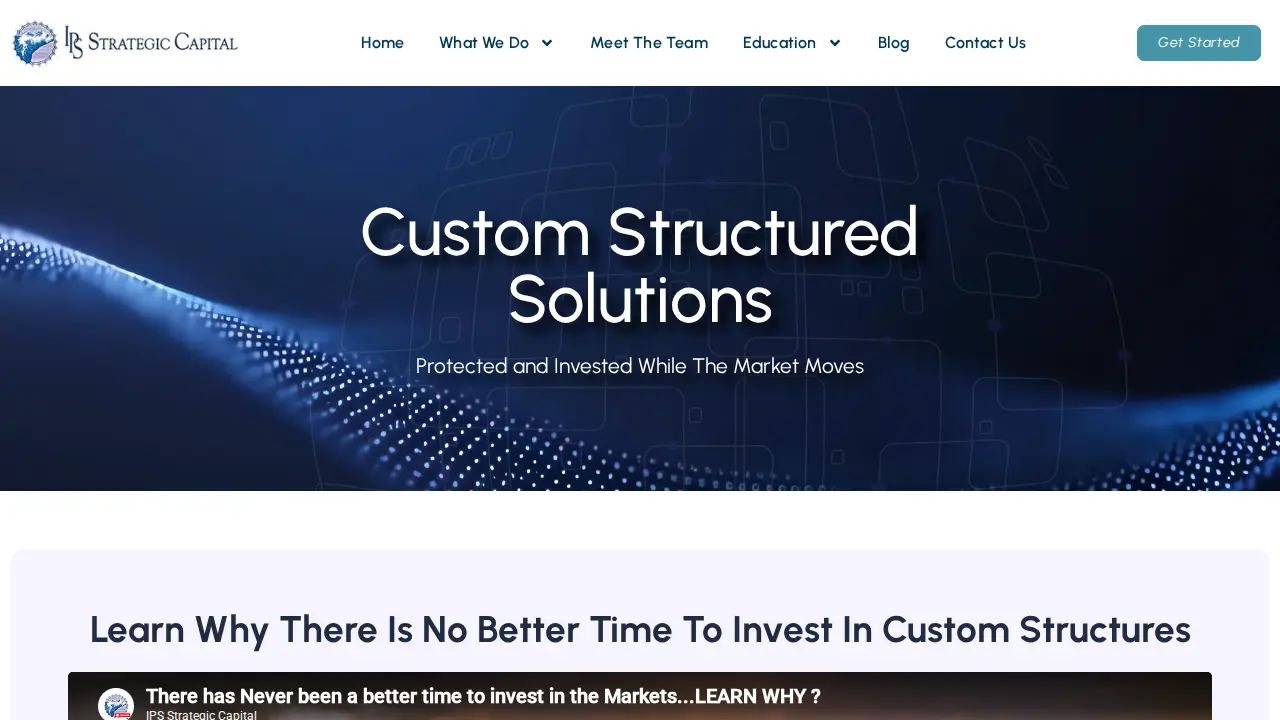 IPS Strategic Capital page