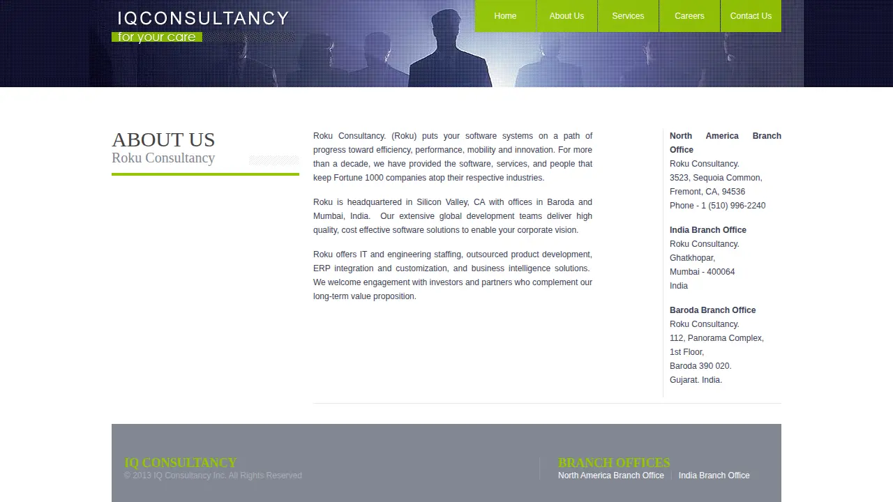 IQ Consultancy, Inc. page