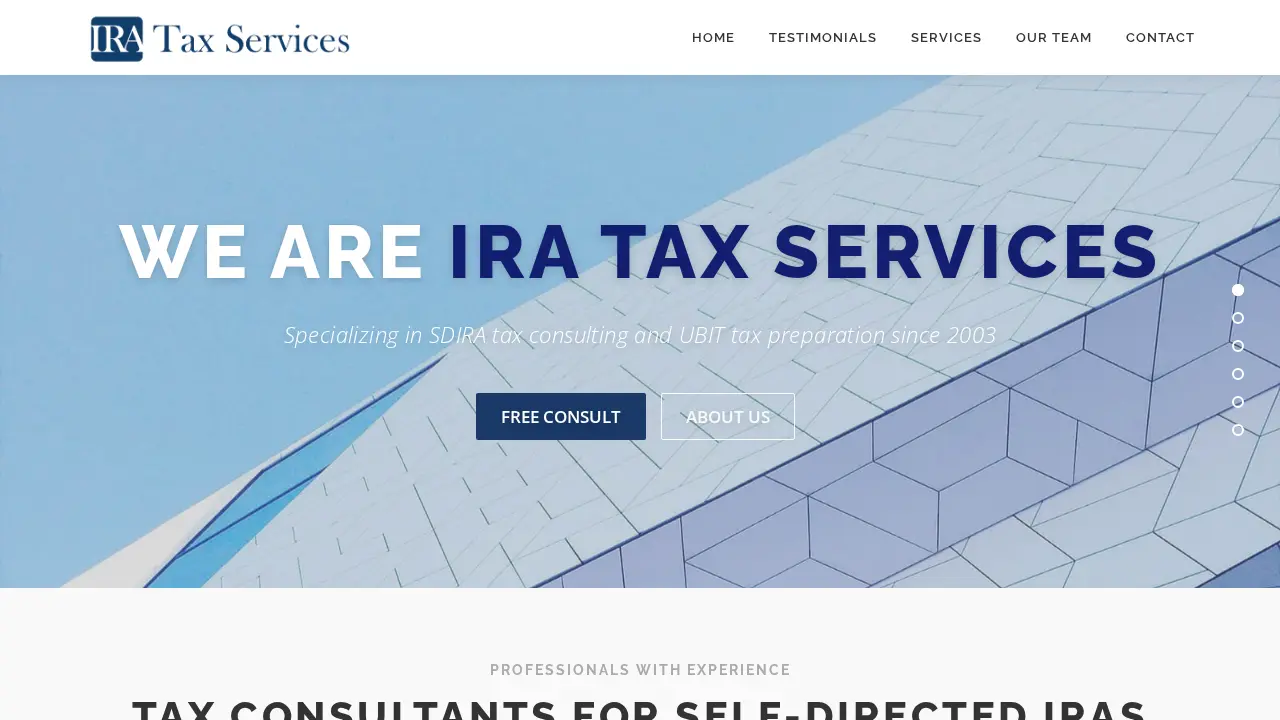 Ira Tax Services