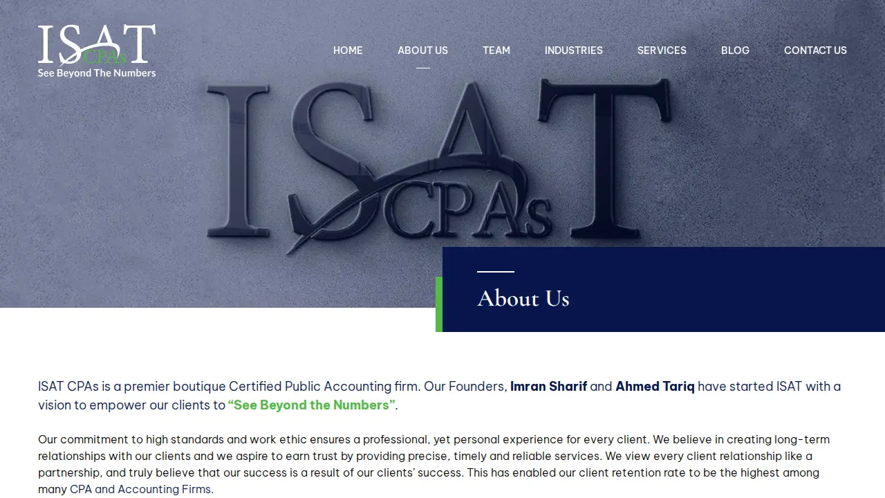 ISAT CPAs page