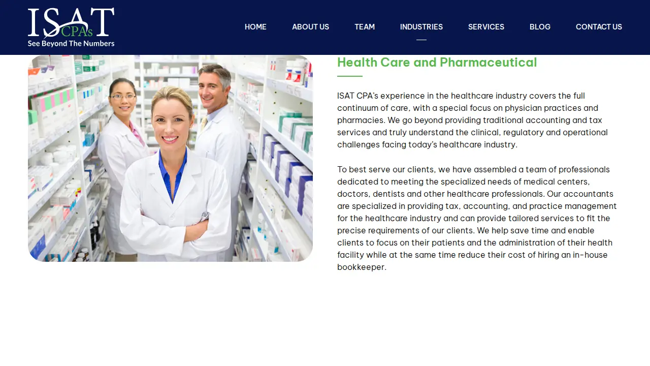 ISAT CPAs page