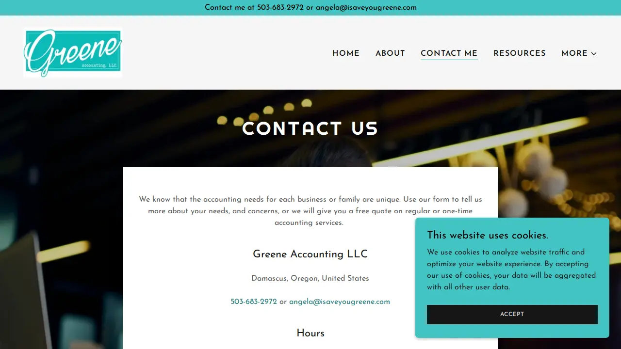 Greene Accounting LLC page