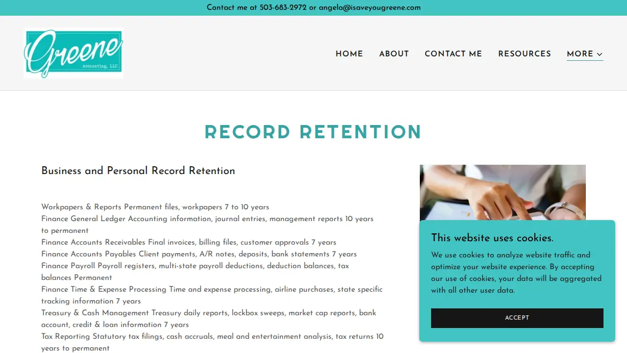 Greene Accounting LLC page