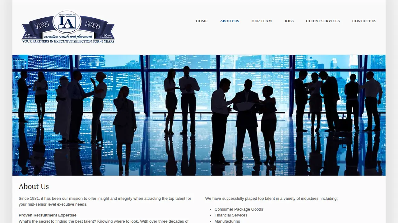 Ives & Associates page