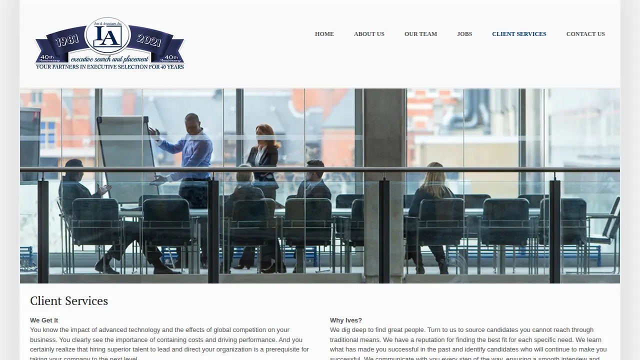 Ives & Associates page