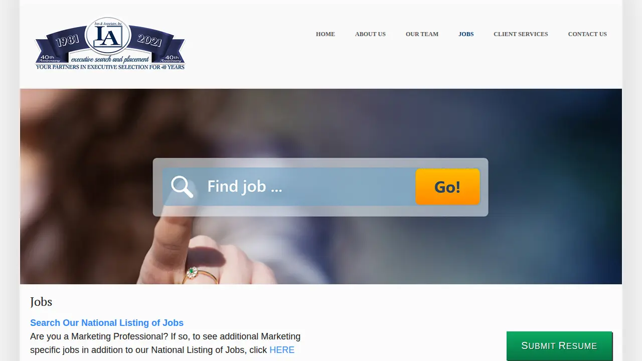 Ives & Associates page
