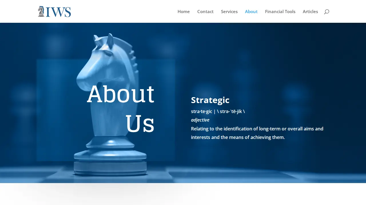 Integrated Wealth Strategies page