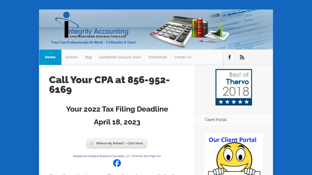 Integrity Accounting & Business Consulting LLC website