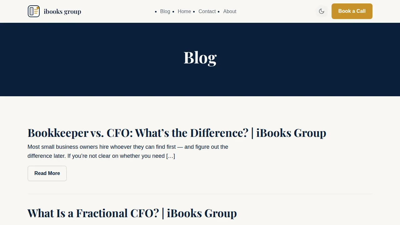 iBooks page