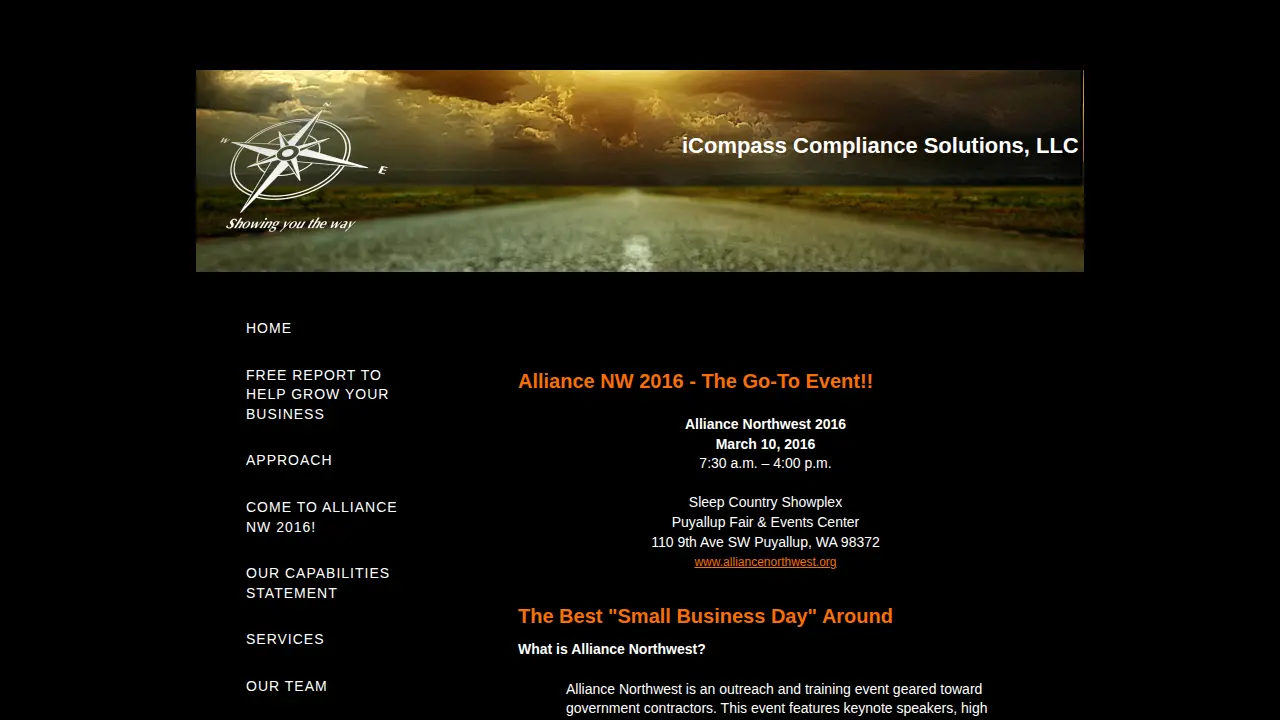 iCompass Compliance Solutions page