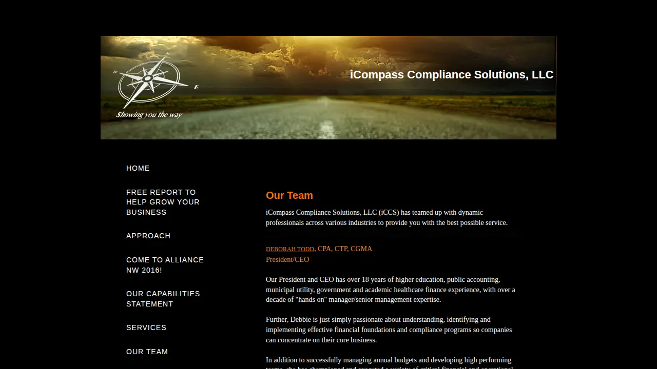 iCompass Compliance Solutions page