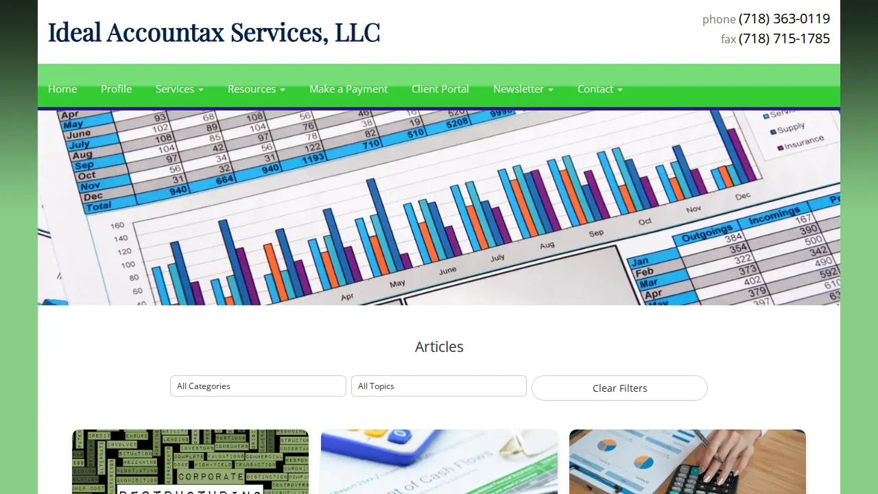 Ideal Accounting Services LLC page