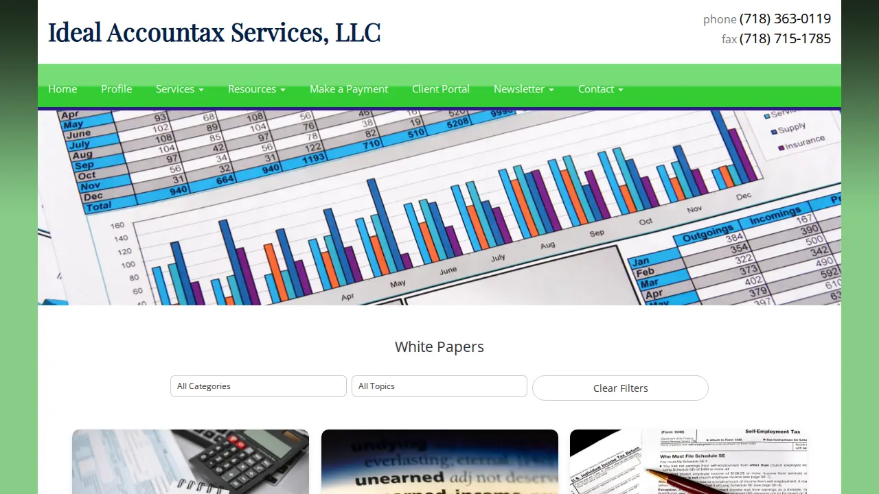 Ideal Accounting Services LLC page