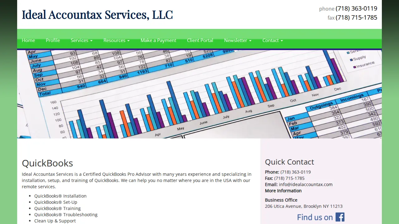 Ideal Accounting Services LLC page