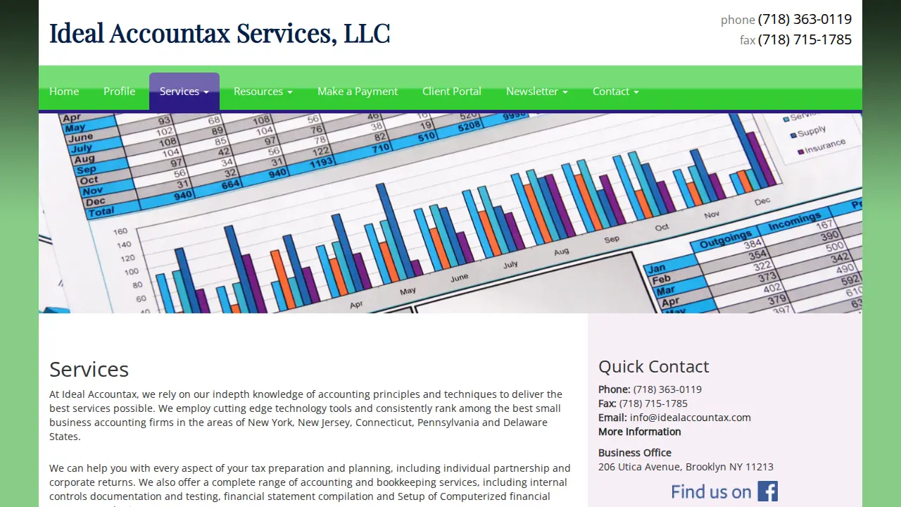 Ideal Accounting Services LLC page