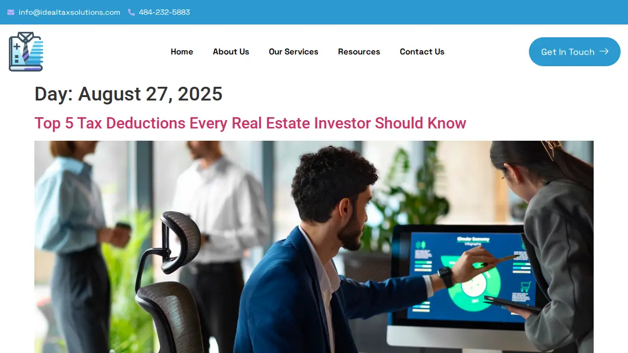 Ideal Tax Solutions LLC page