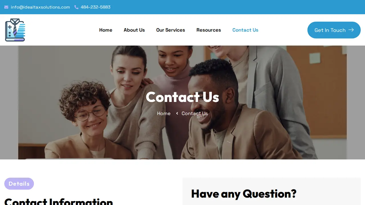 Ideal Tax Solutions LLC page