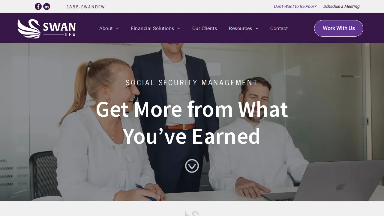 SWAN DFW Financial Solutions page