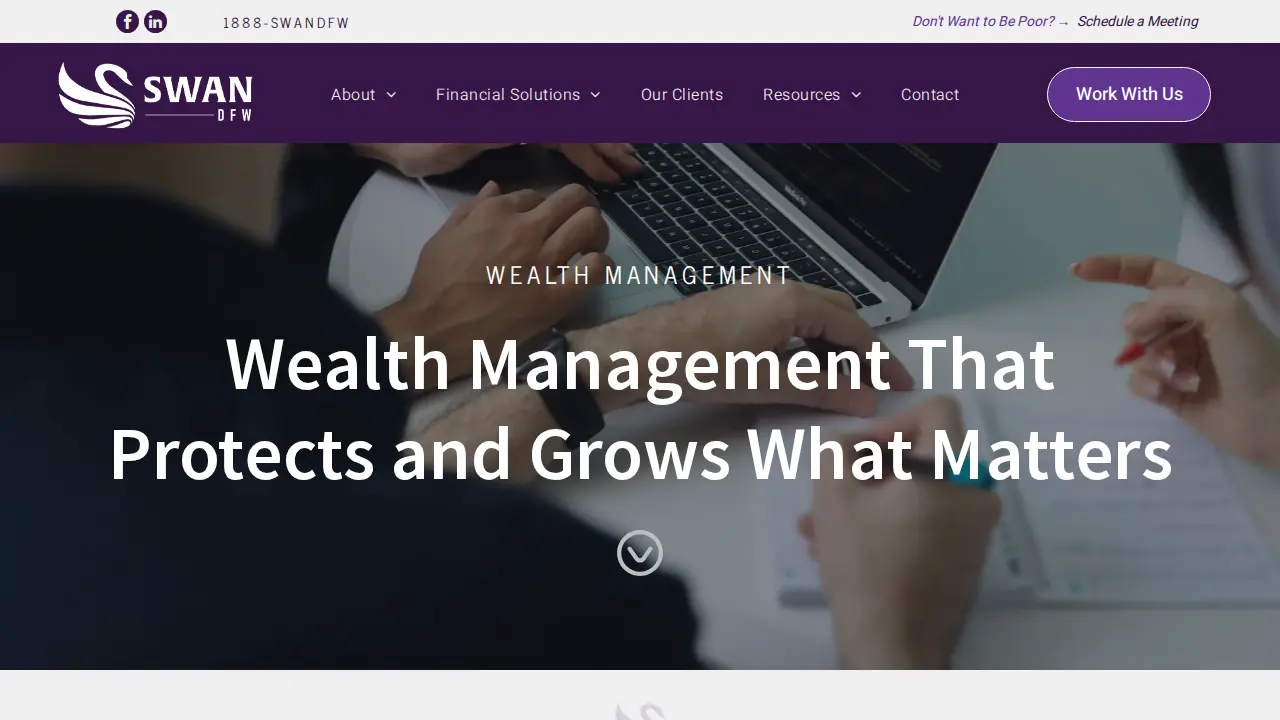 SWAN DFW Financial Solutions page
