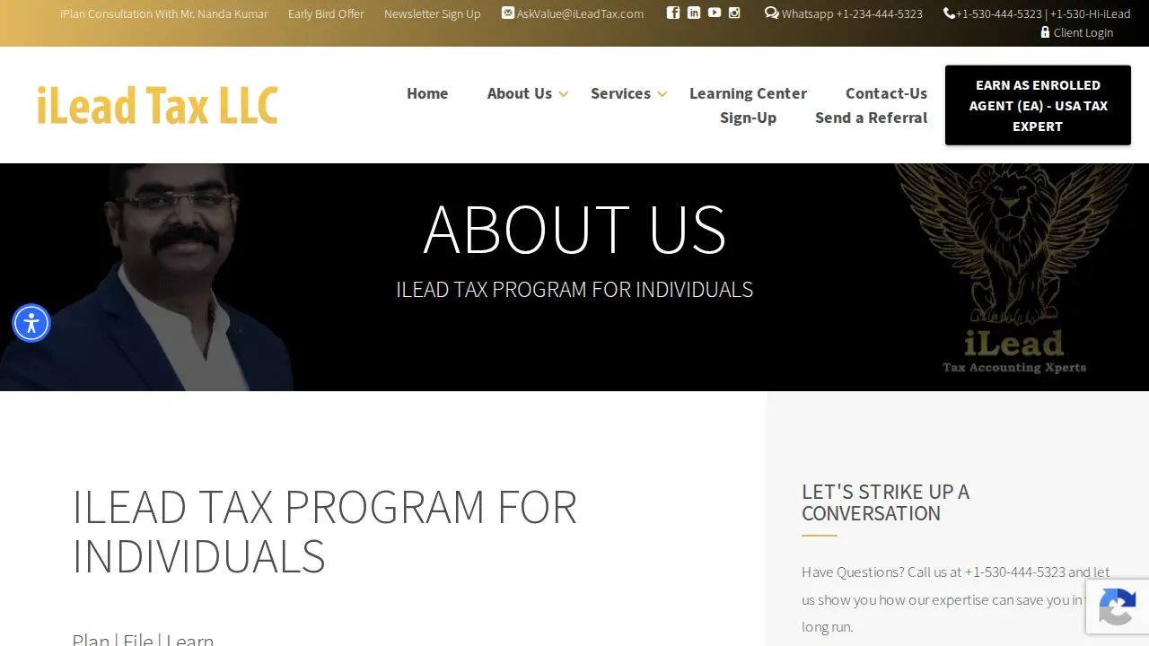 iLead Tax LLC page
