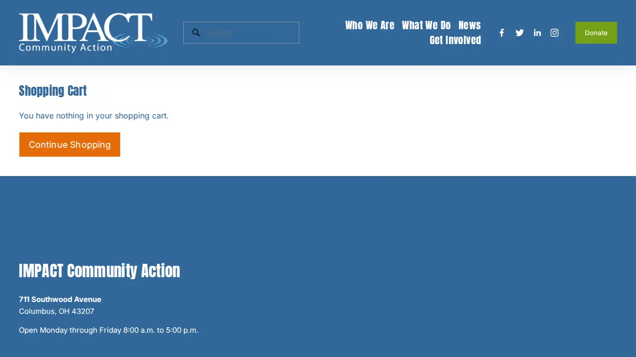 IMPACT Community Action page