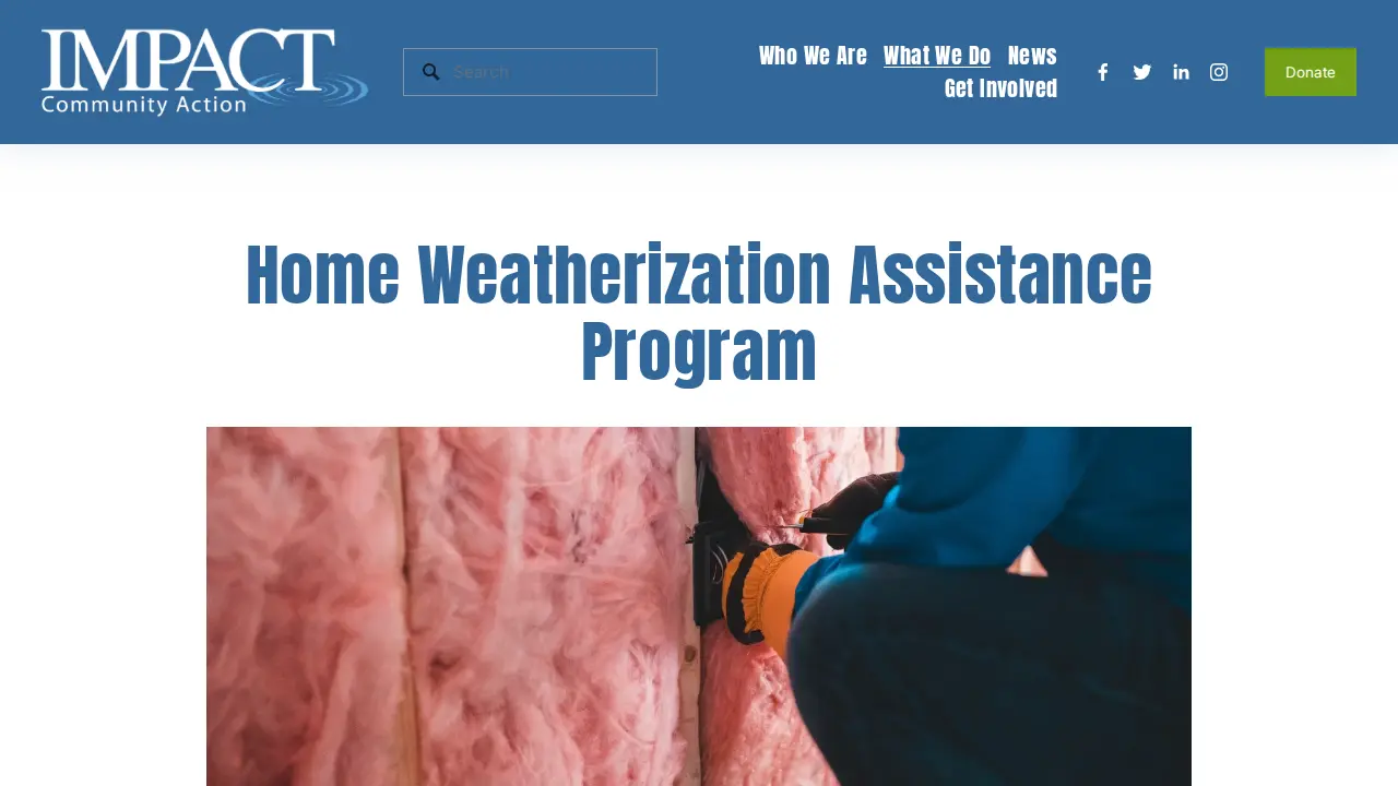 IMPACT Community Action page