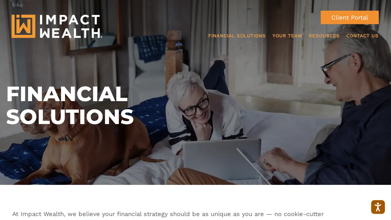 Impact Wealth page