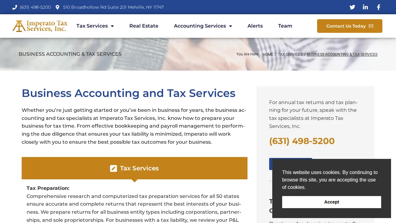 Imperato Tax Services, Inc. page
