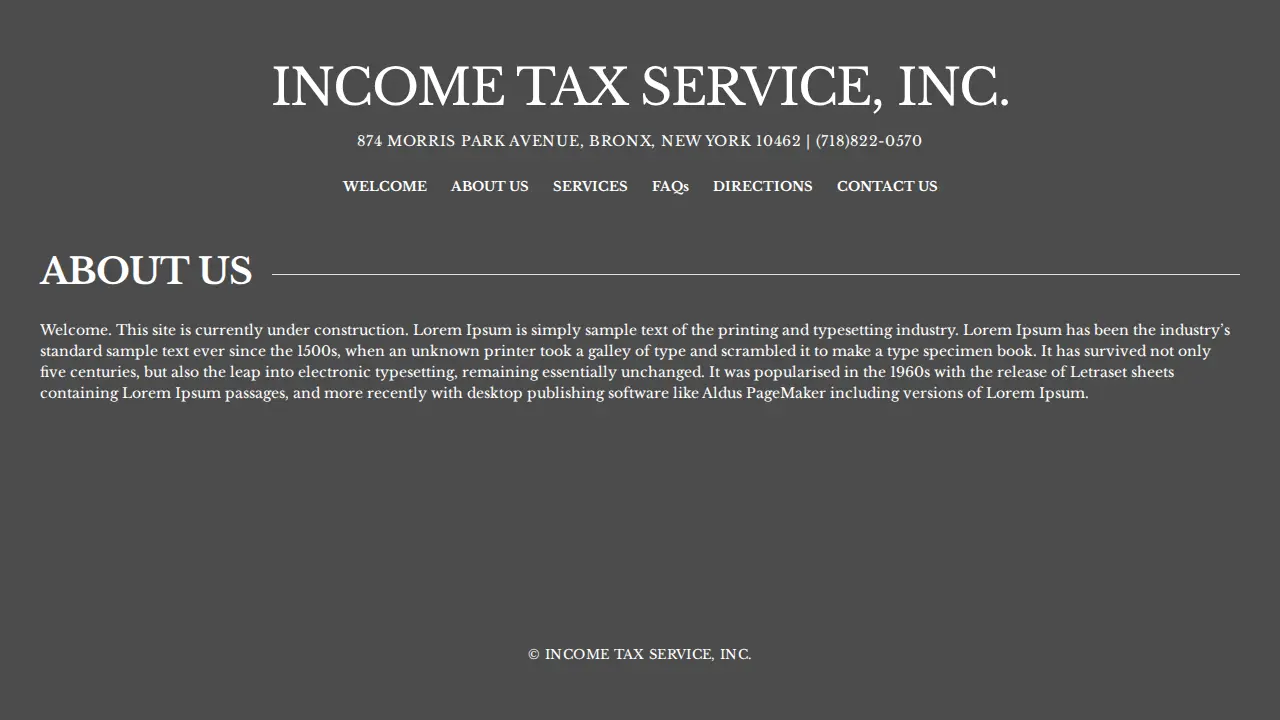 First Insure | Income Tax Service, Inc.