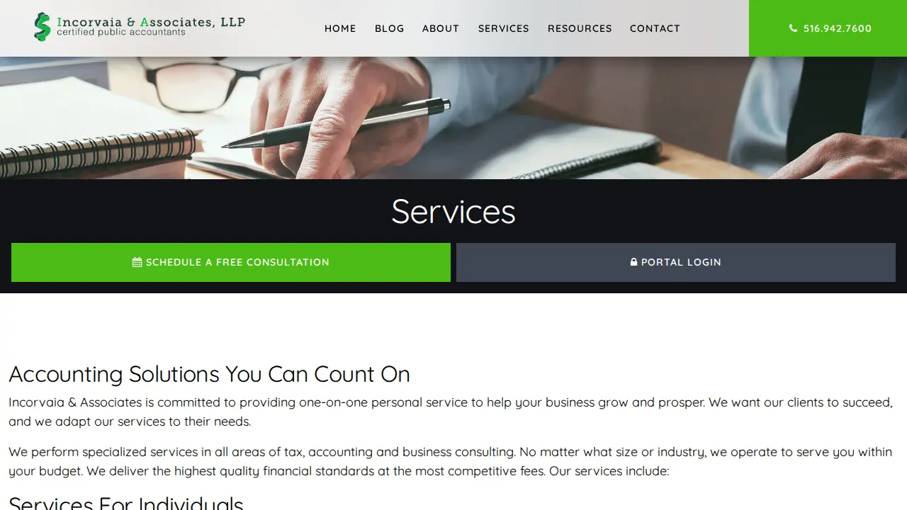 Incorvaia & Associates page