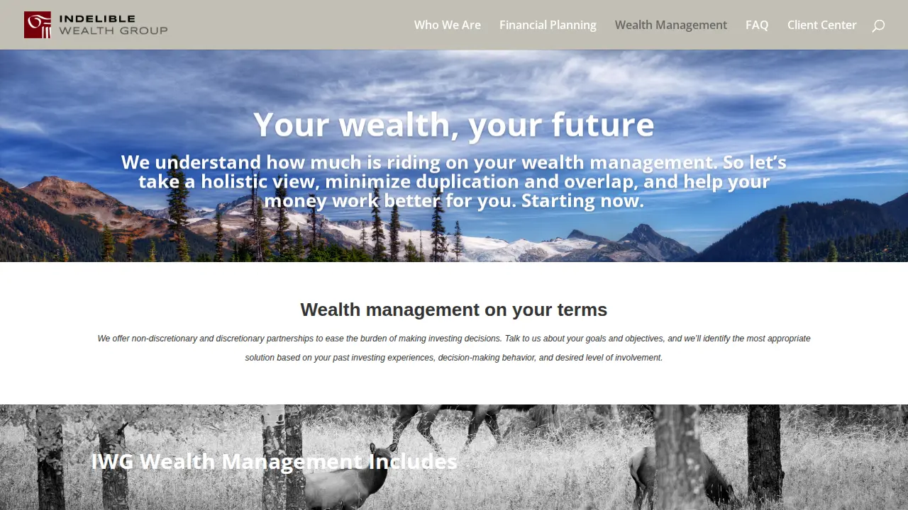 Carshon Rodgers, Financial Advisor, Indelible Wealth Group page