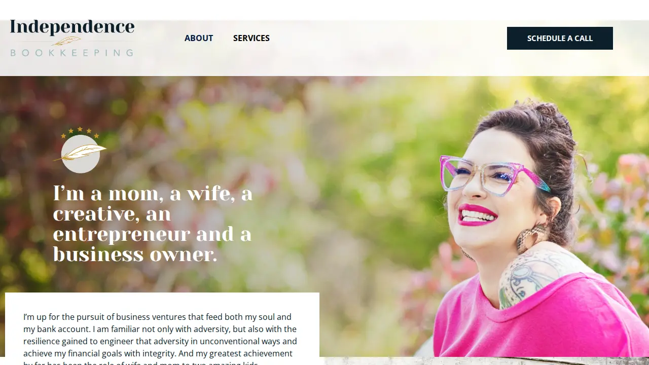 Independence Bookkeeping, LLC page