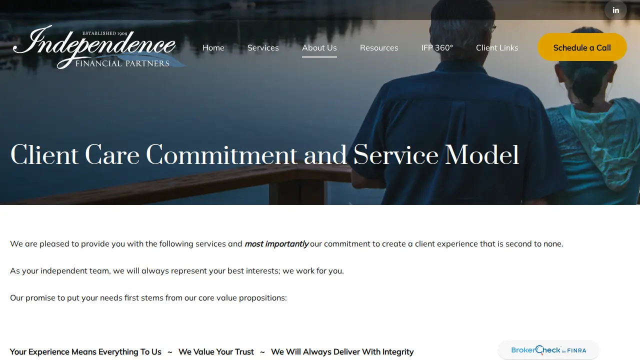 John Gautreaux with Independence Financial Partners page