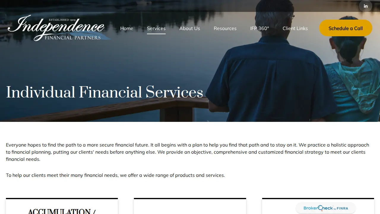 John Gautreaux with Independence Financial Partners page