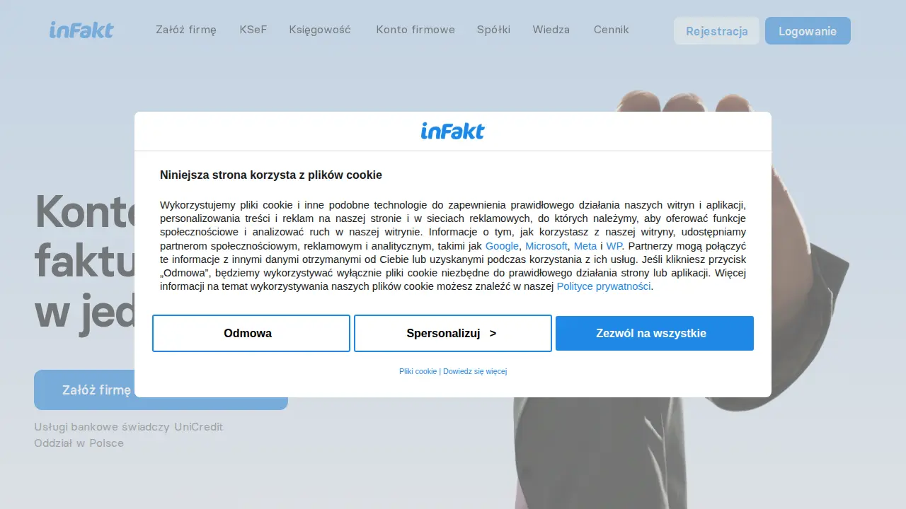 inFakt Sp. z o.o. - Partner inFakt page