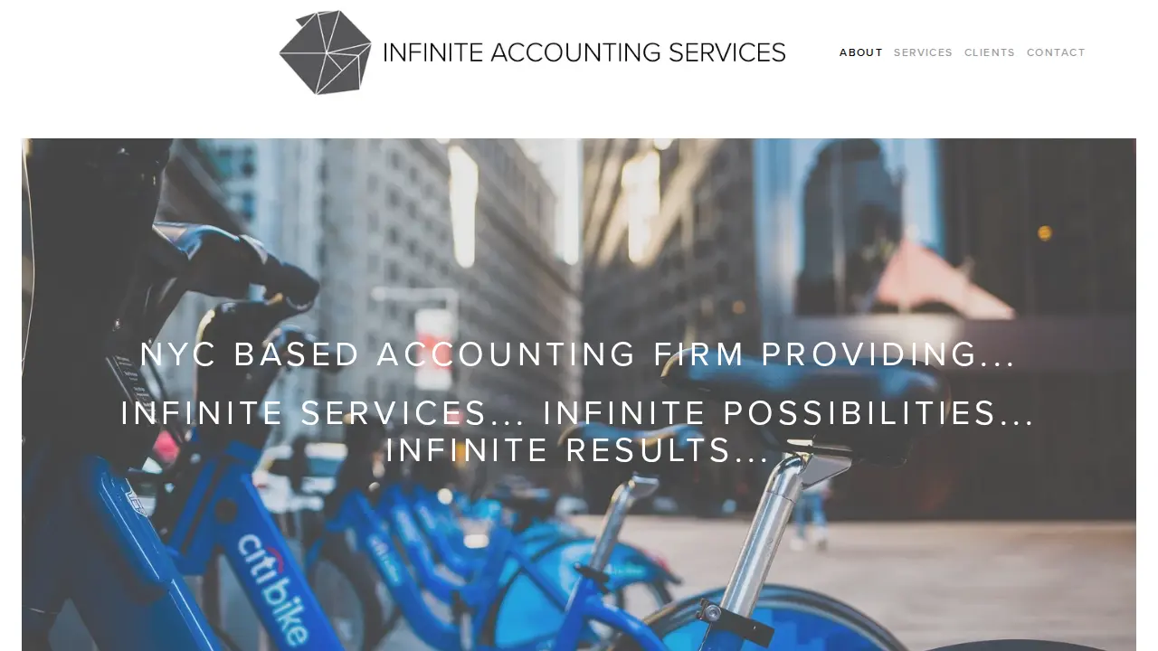 Infinite Accounting page