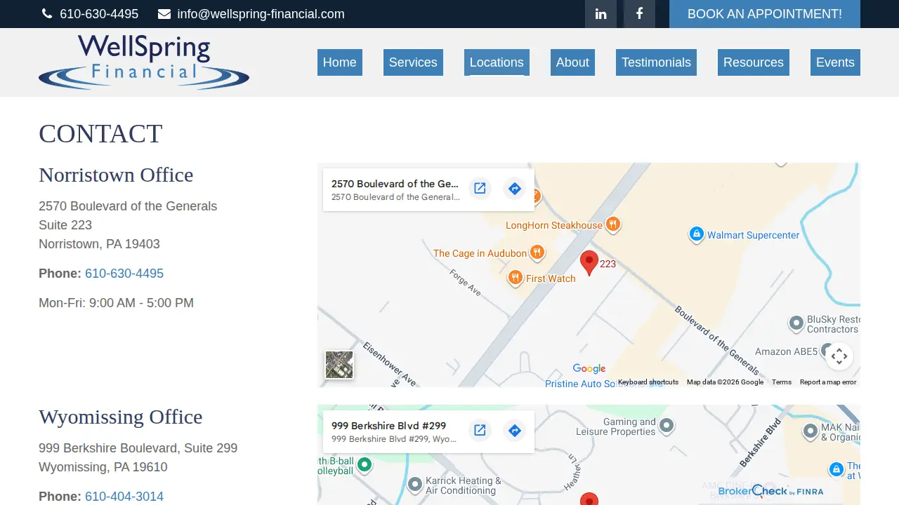 Informed Family Financial Services page