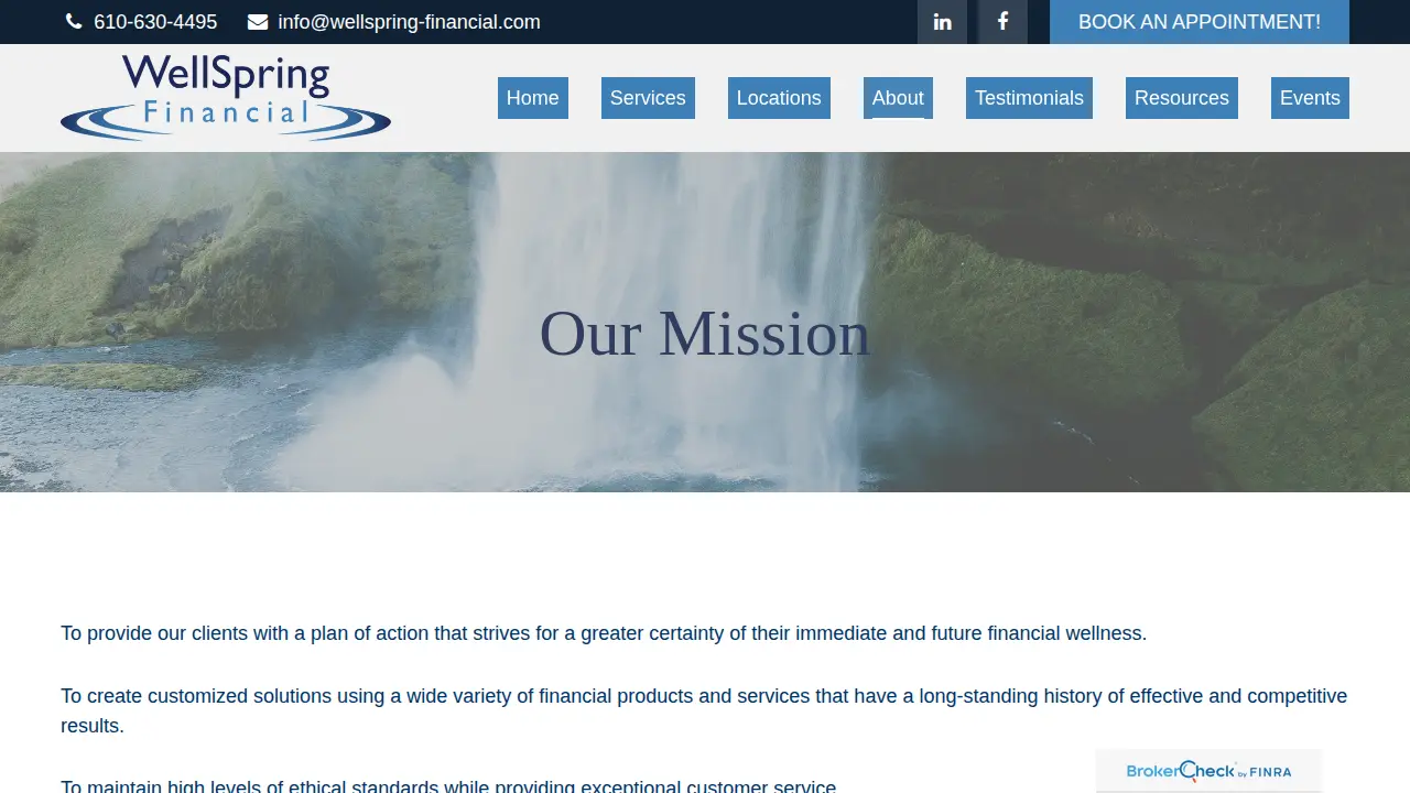 Informed Family Financial Services page