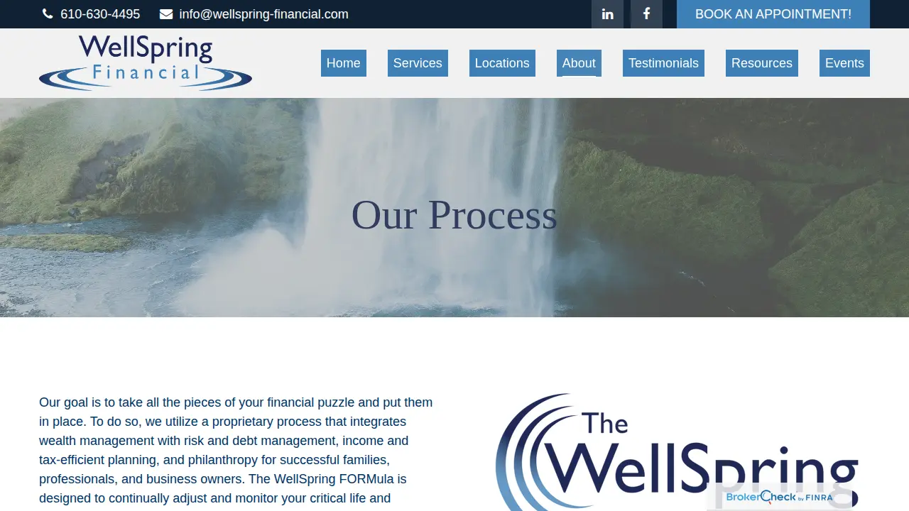 Informed Family Financial Services page