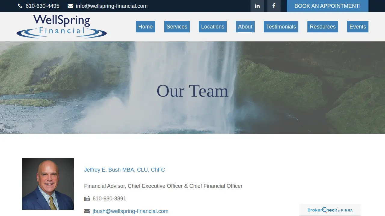 Informed Family Financial Services page