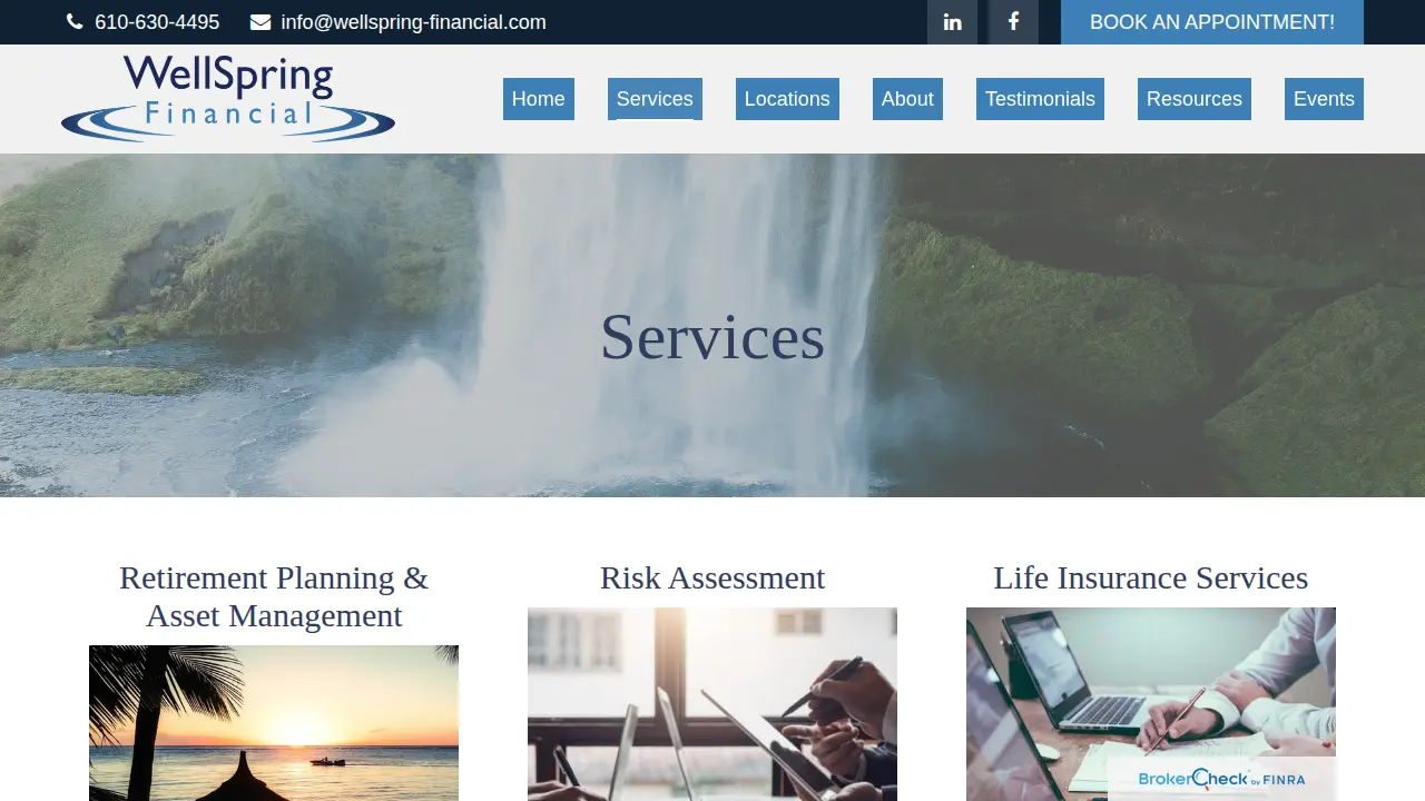 Informed Family Financial Services page