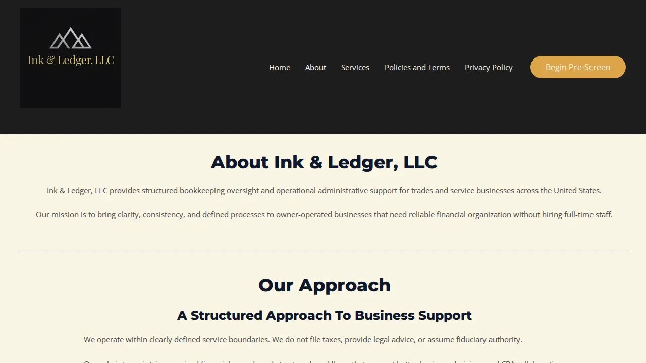 Ink&Ledger,LLC page