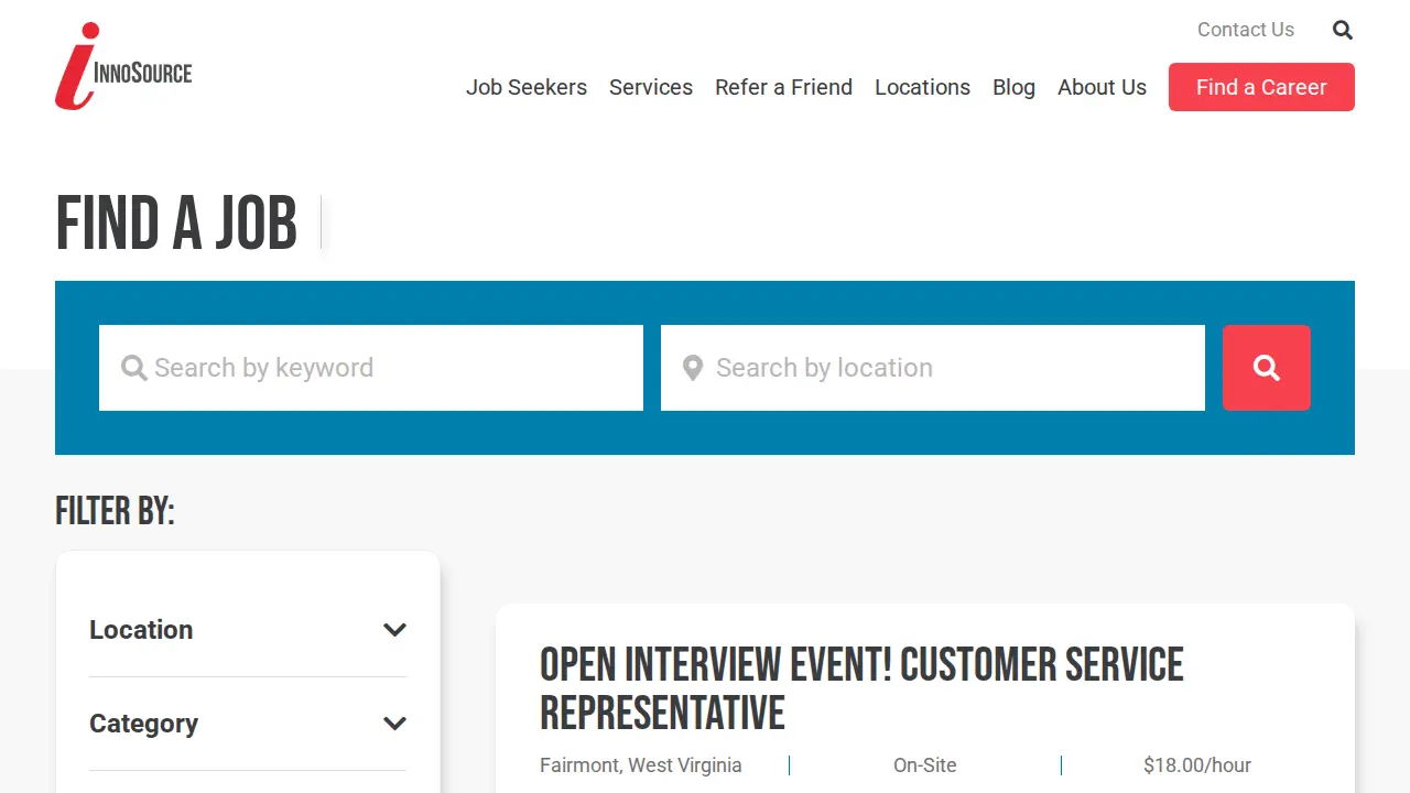 InnoSource page
