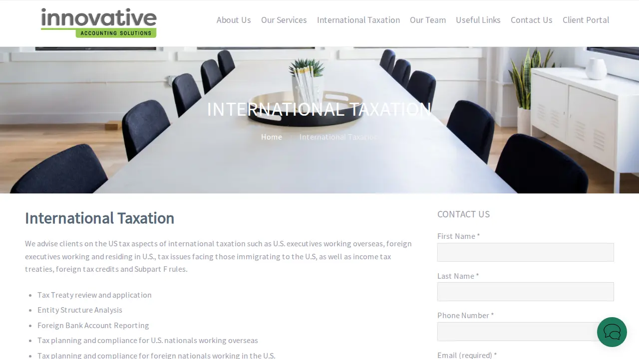 Innovative Accounting Solutions/Karlinsky & Golub CPAs page