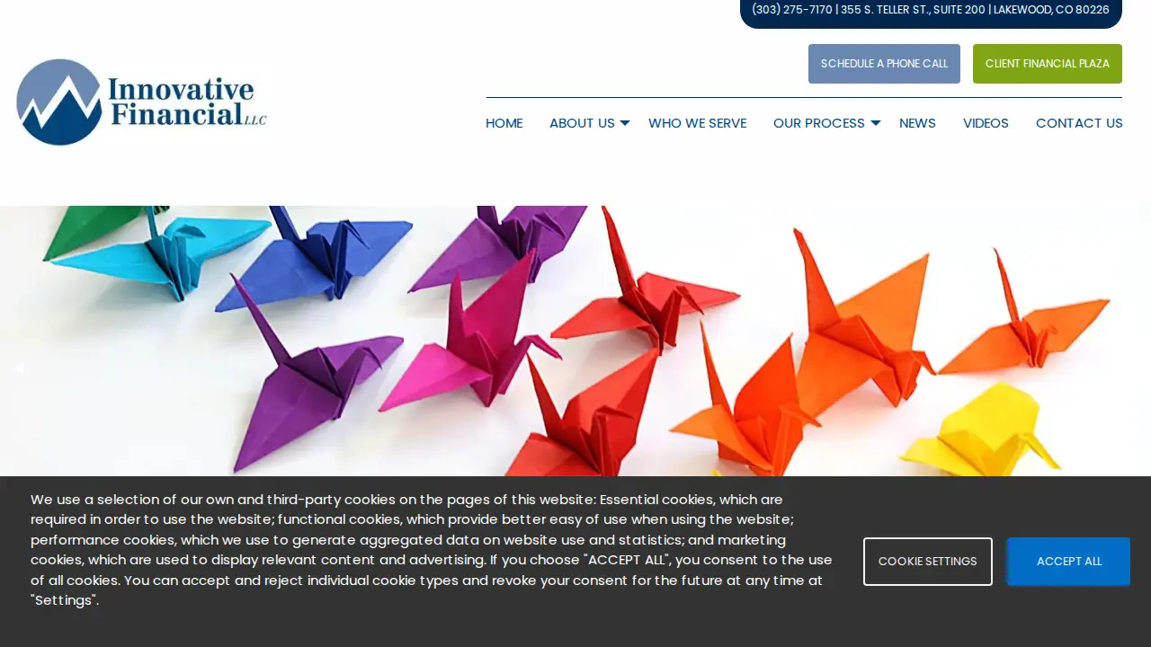Innovative Financial, LLC website