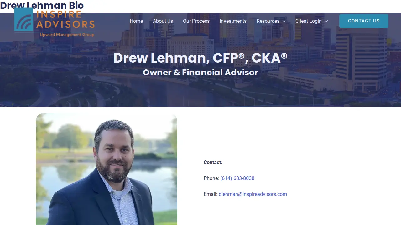 Inspire Advisors - Upward Management Group page