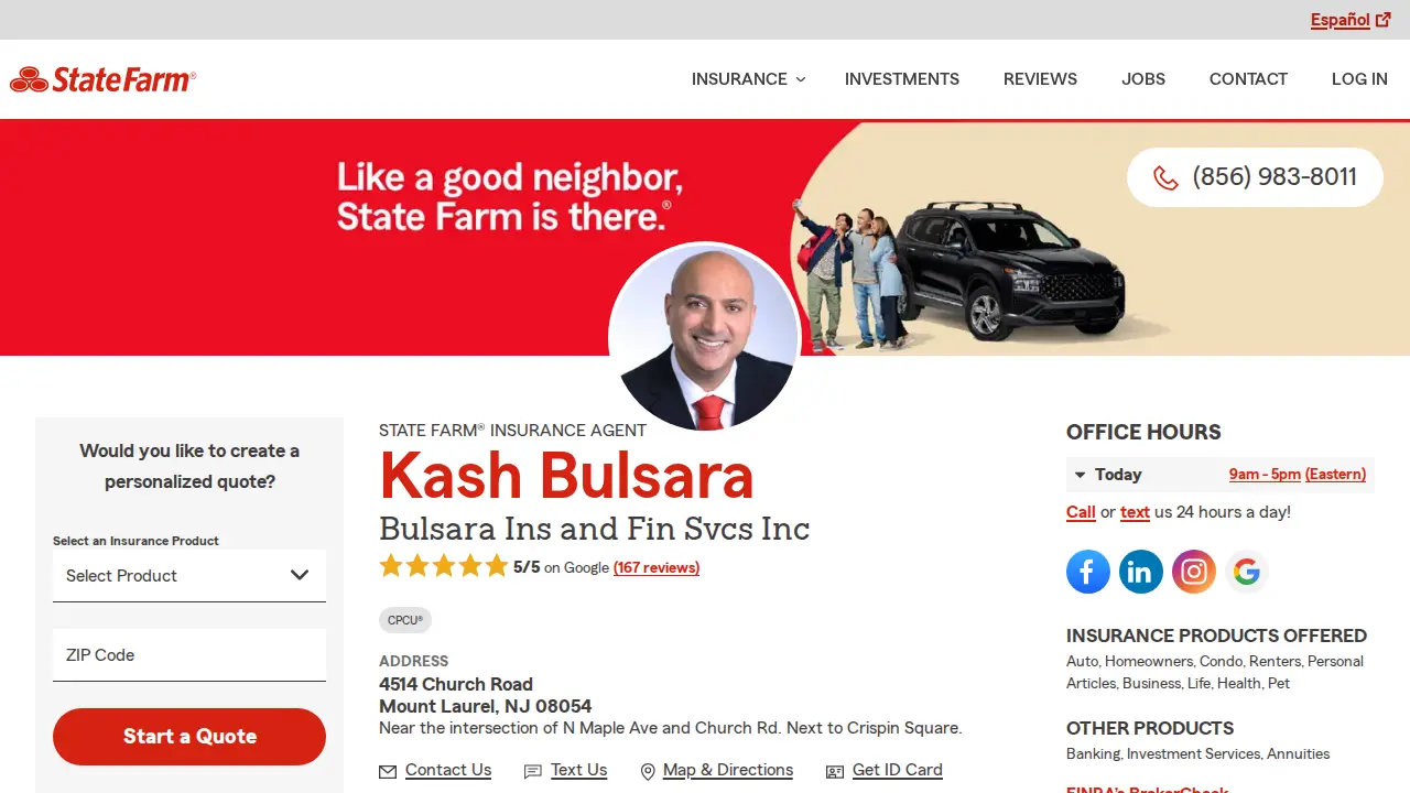 Kash Bulsara - State Farm Insurance Agent